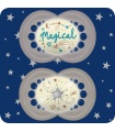 MAM ORIGINAL Chupete Silicona Night 16+M 2 ud Neutro