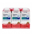 ACTUA Suero Oral 3 Tetrabriks 200ML Sabor Fresa