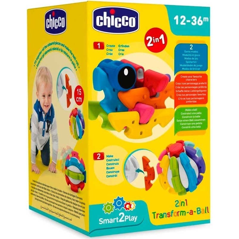 Chicco 2 en 1 Pelota Transformable 1-3a.