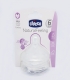 CHICCO PACK 2 U TETINAS EXTRA SUAVES SILICONA 6+