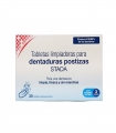 STADA TABLETAS LIMPIADORAS PARA DENTADURAS POSTIZAS CON OXÍGENO ACTIVO, 30 TABLETAS EFERVESCENTES
