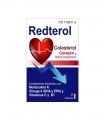 BLUECUBE HEALTHCARE - REDTEROL - COLESTEROL, CORAZÓN Y VASOS SANGUÍNEOS - COMPLEMENTO ALIMENTICIO CON MONACOLINA K, OMEGA 3 (DHA